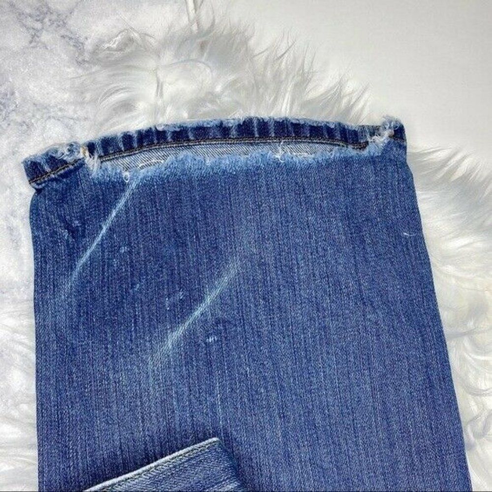 Lucky Brand Straight Leg Boyfriend Jeans Distressed Light Wash 26 Dungarees - Picture 9 of 12